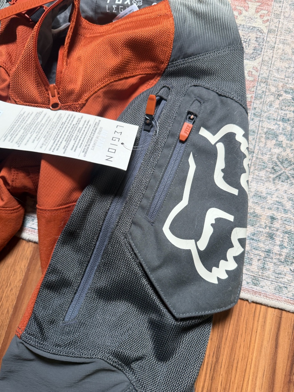 Fox Legion Racing Motocross Pants - Charcoal & Rust - Picture 8 of 9